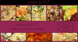lien recette salade de PDT